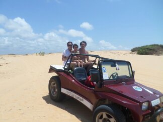 Nas férias com meu marido e minha filha